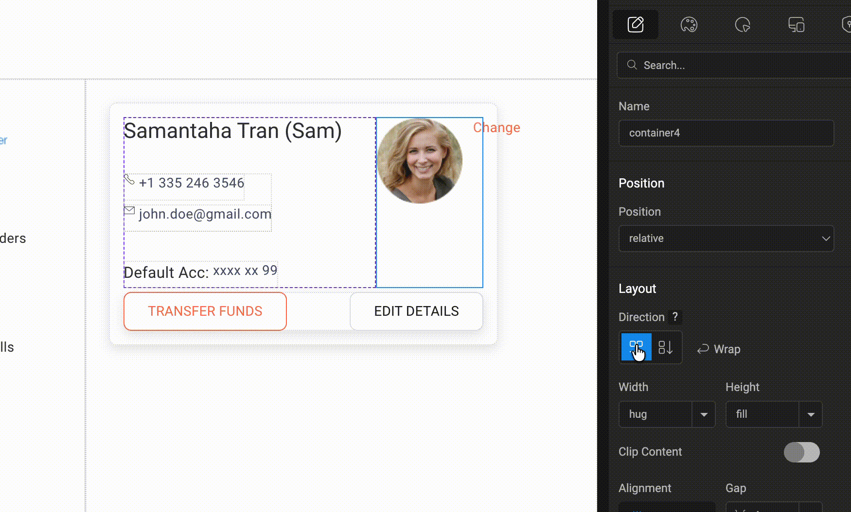 Auto layout